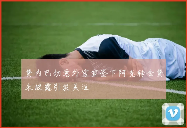 费内巴切意外官宣签下阿克转会费未披露引发关注